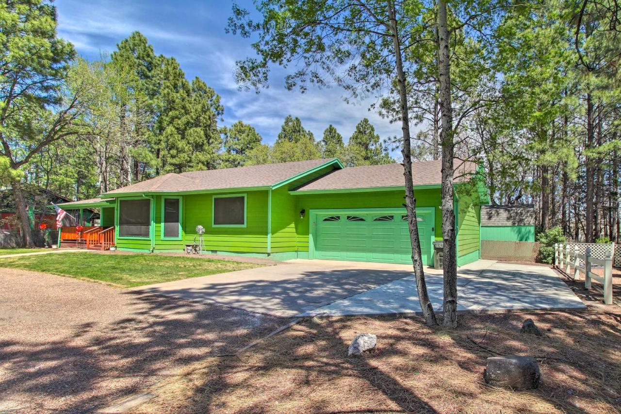 Pet-Friendly Lakeside Cottage With Grill And Fire Pit! Pinetop-Lakeside Exterior photo